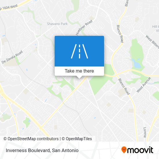 Mapa de Inverness Boulevard
