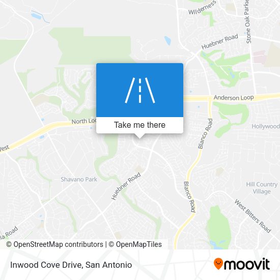 Inwood Cove Drive map