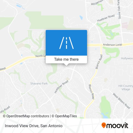 Mapa de Inwood View Drive