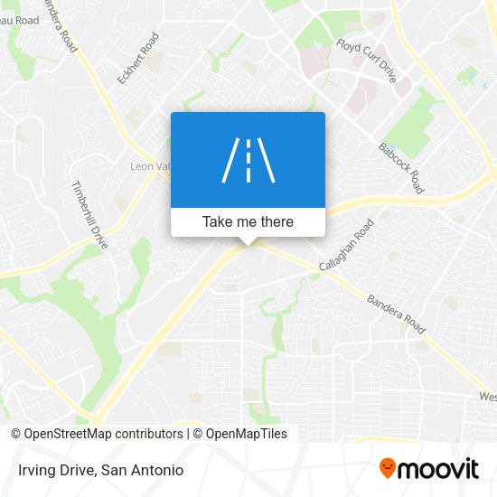 Irving Drive map