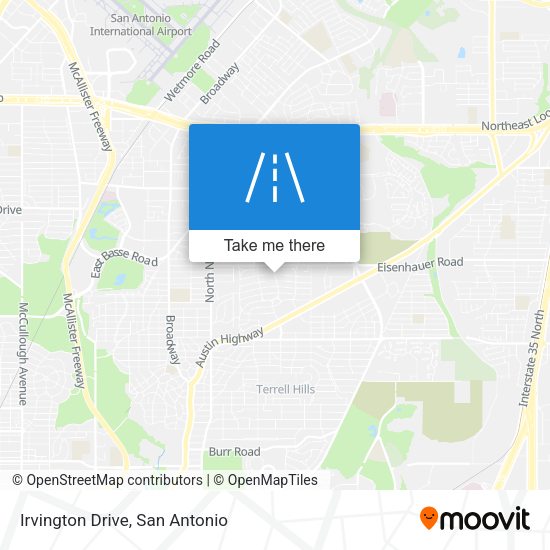 Mapa de Irvington Drive