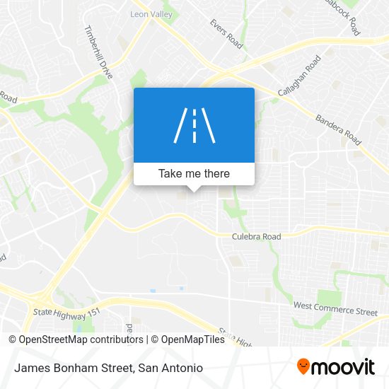 James Bonham Street map