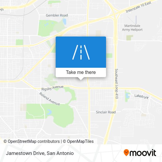 Jamestown Drive map