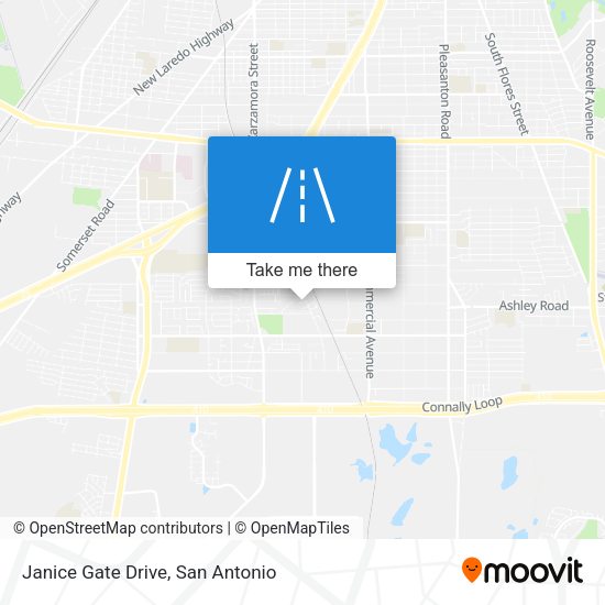 Janice Gate Drive map