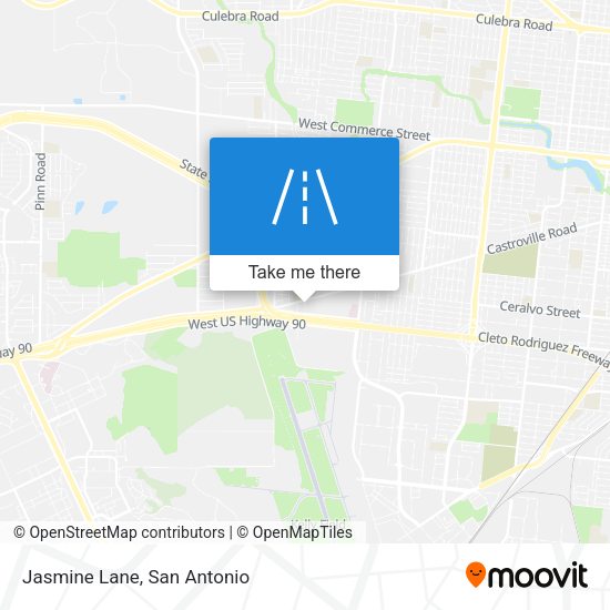 Mapa de Jasmine Lane