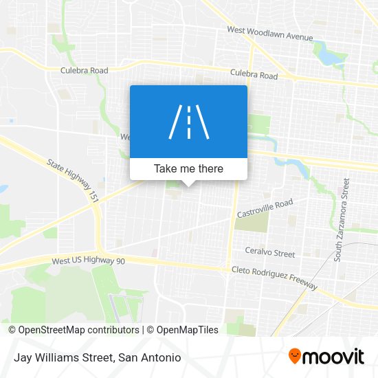 Mapa de Jay Williams Street