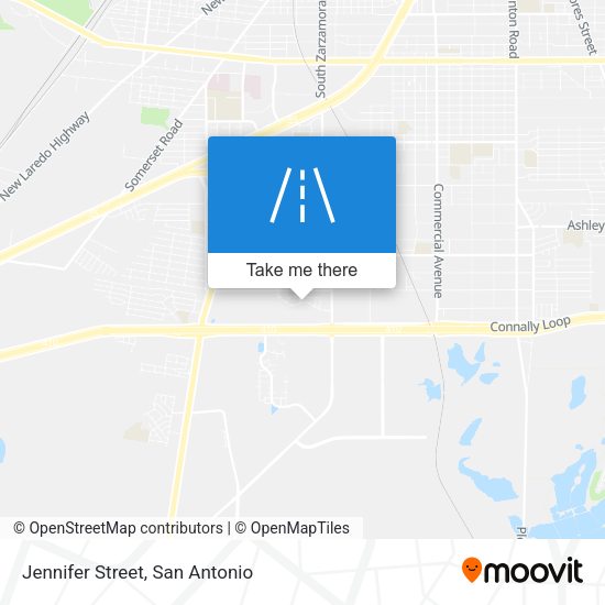 Mapa de Jennifer Street