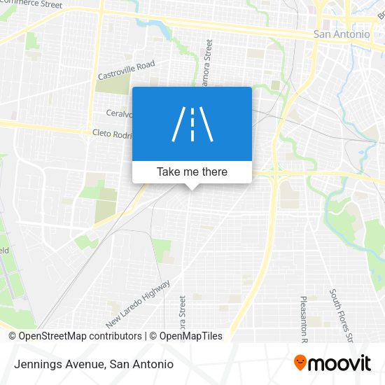 Mapa de Jennings Avenue
