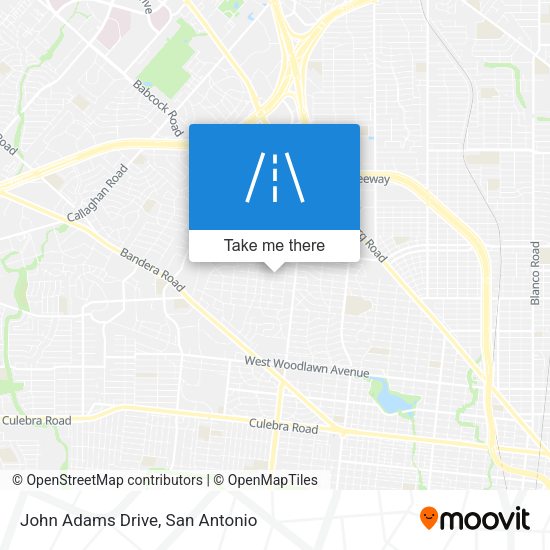 John Adams Drive map