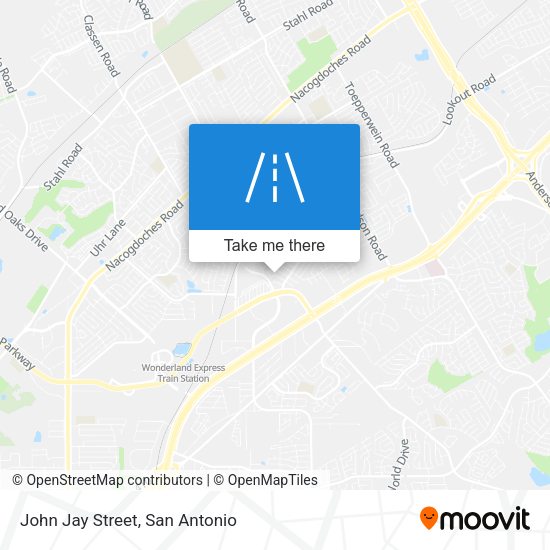 John Jay Street map