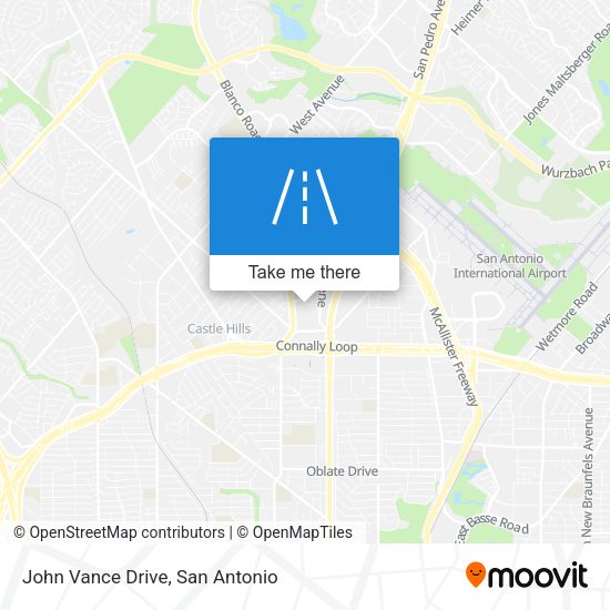 Mapa de John Vance Drive