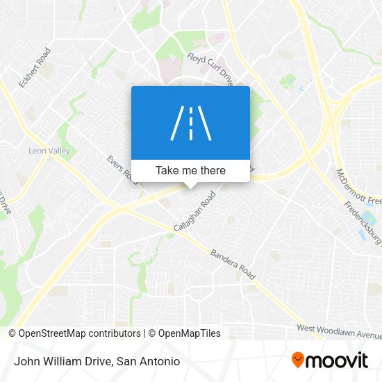 Mapa de John William Drive