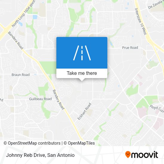 Johnny Reb Drive map