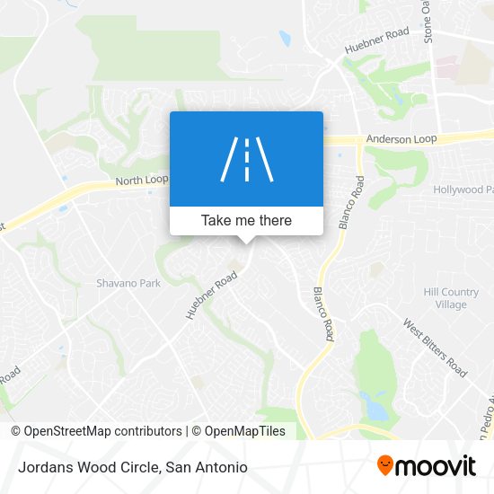 Mapa de Jordans Wood Circle
