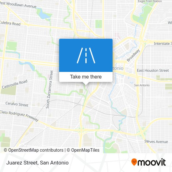 Mapa de Juarez Street
