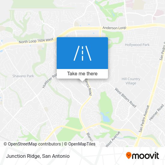 Junction Ridge map
