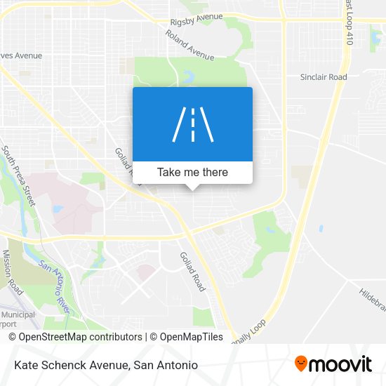 Mapa de Kate Schenck Avenue
