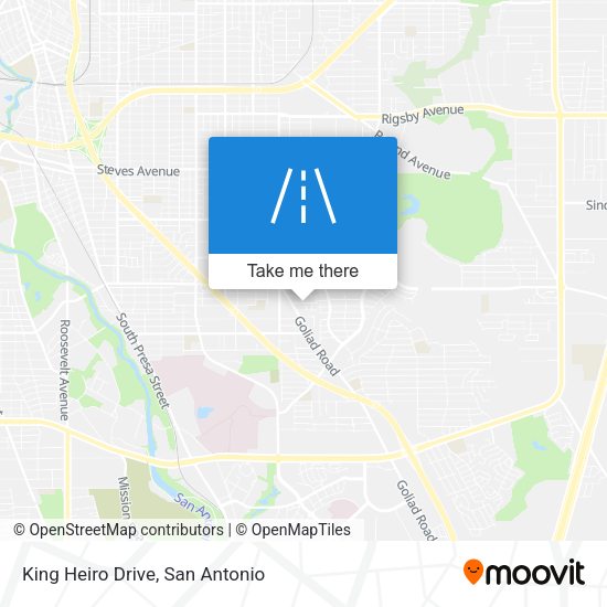 King Heiro Drive map
