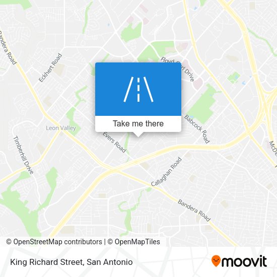 King Richard Street map