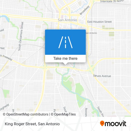 King Roger Street map