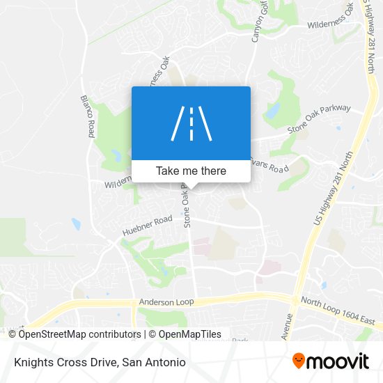 Mapa de Knights Cross Drive