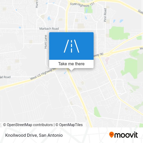 Knollwood Drive map