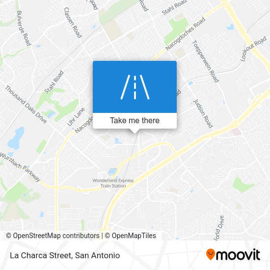 La Charca Street map