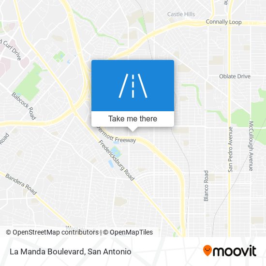 La Manda Boulevard map