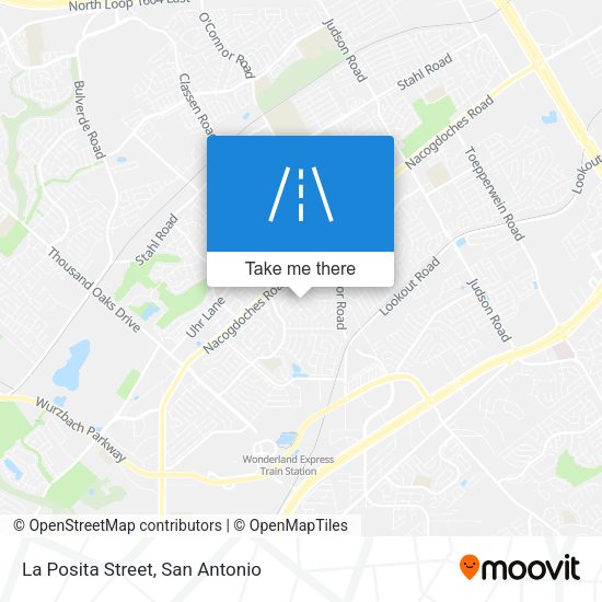 La Posita Street map