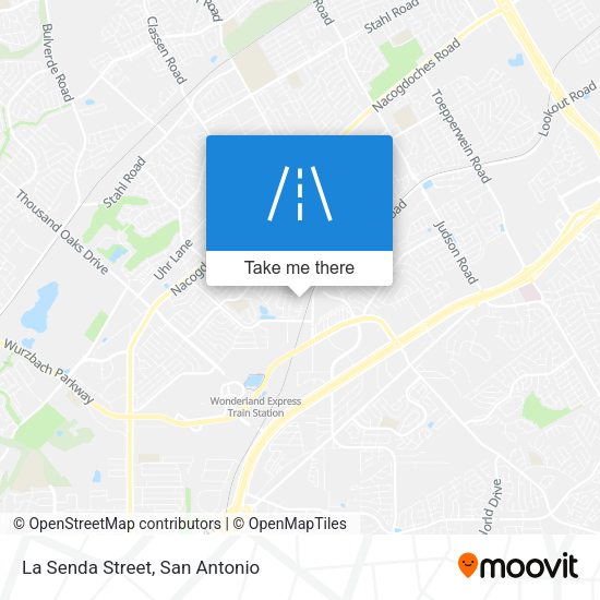 Mapa de La Senda Street