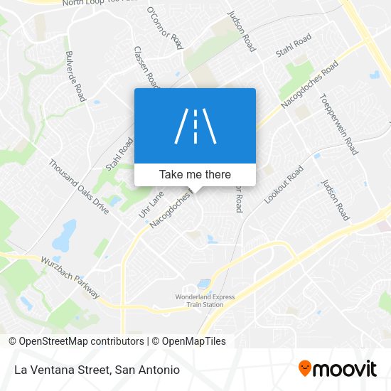 Mapa de La Ventana Street