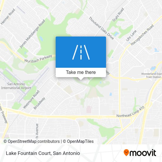 Lake Fountain Court map