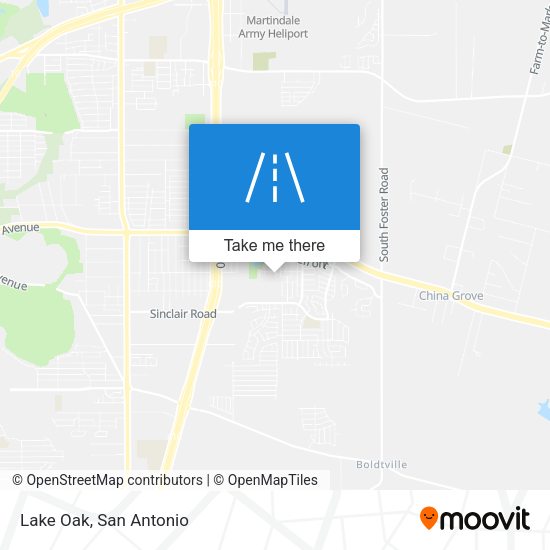 Mapa de Lake Oak