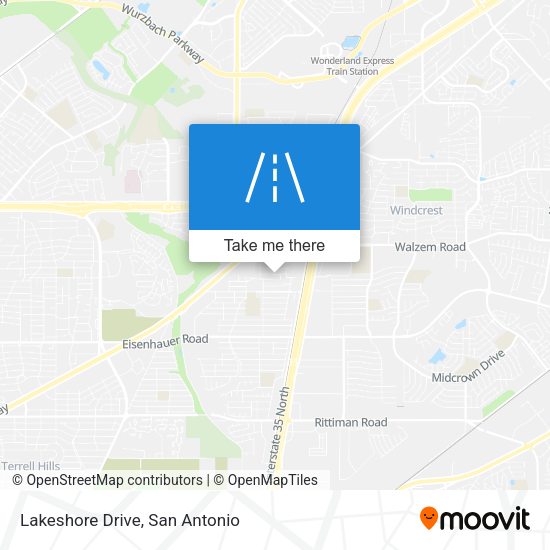 Lakeshore Drive map