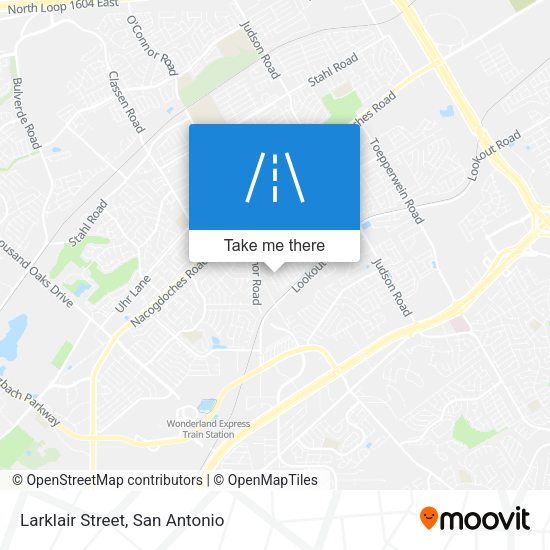 Larklair Street map