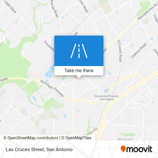 Mapa de Las Cruces Street