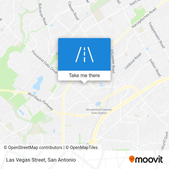 Mapa de Las Vegas Street