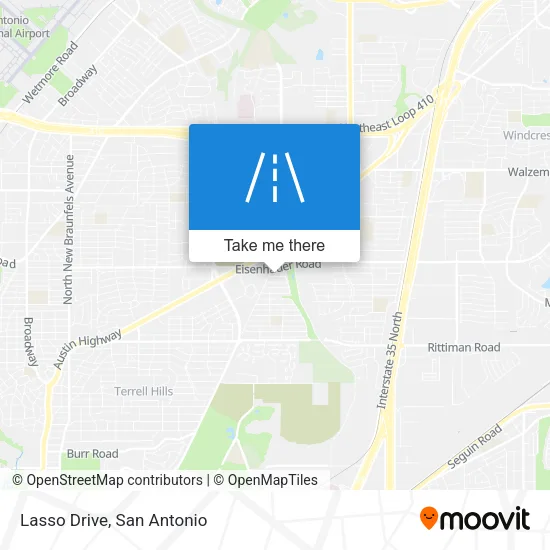 Lasso Drive map
