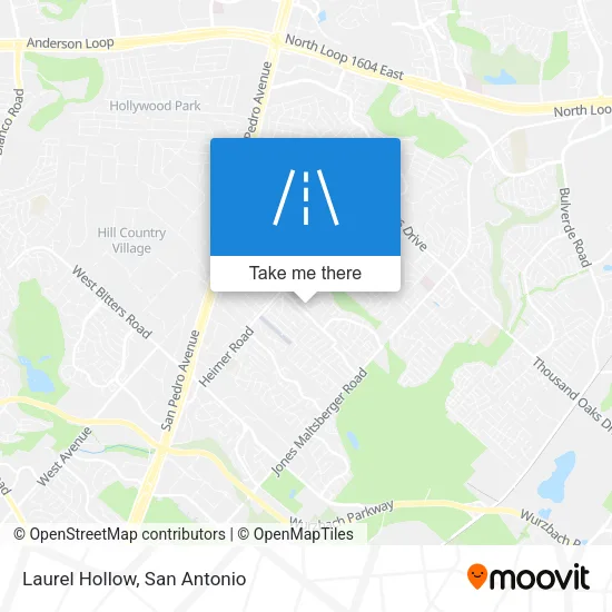 Laurel Hollow map