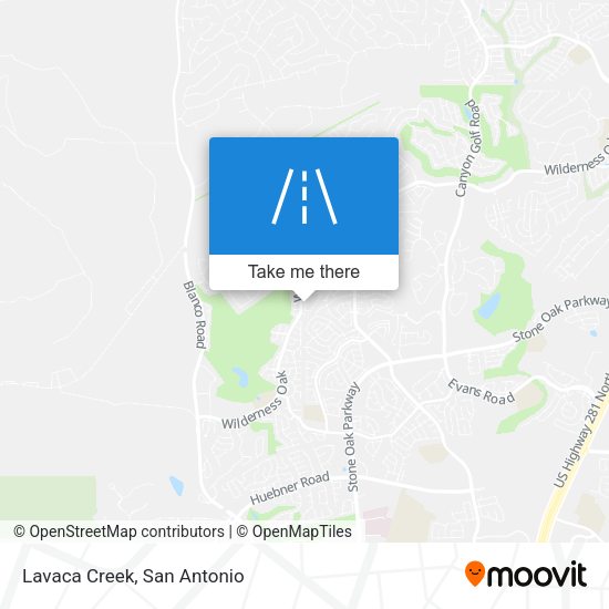 Mapa de Lavaca Creek