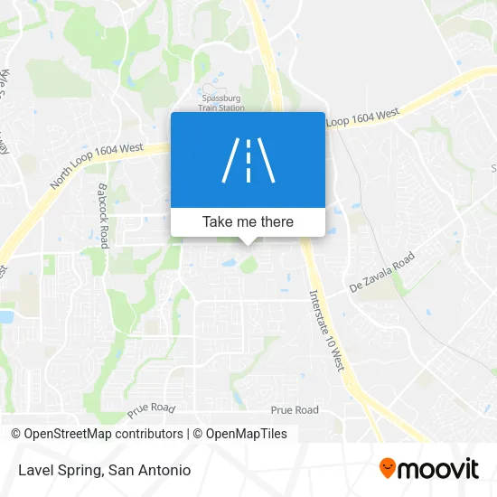 Lavel Spring map