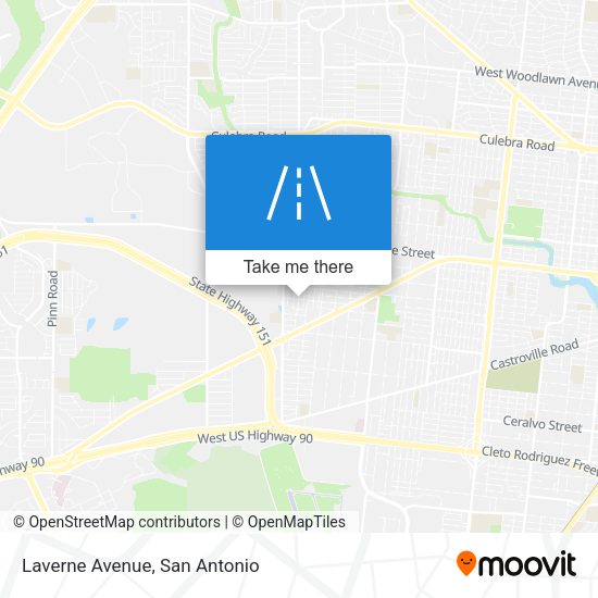 Mapa de Laverne Avenue