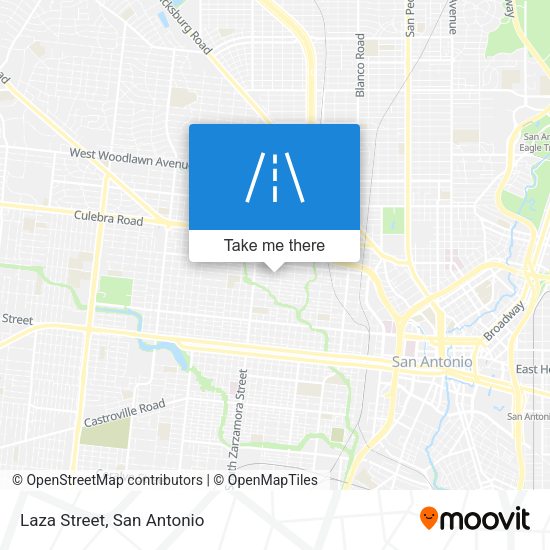 Mapa de Laza Street