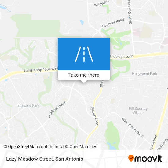 Lazy Meadow Street map