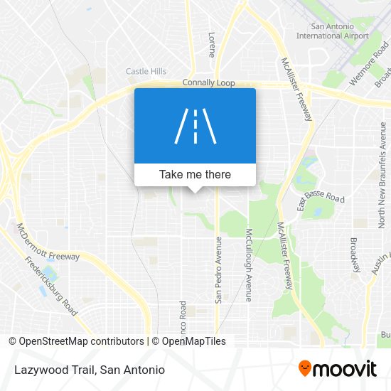 Lazywood Trail map