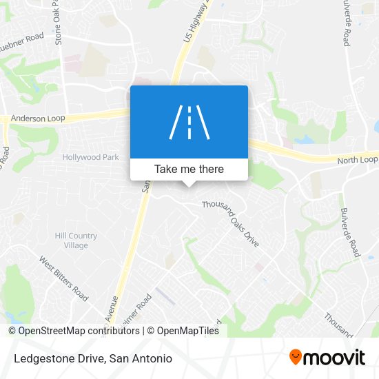 Ledgestone Drive map