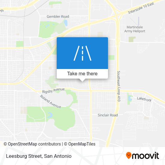 Mapa de Leesburg Street