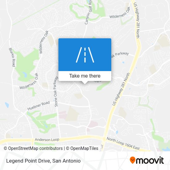 Mapa de Legend Point Drive