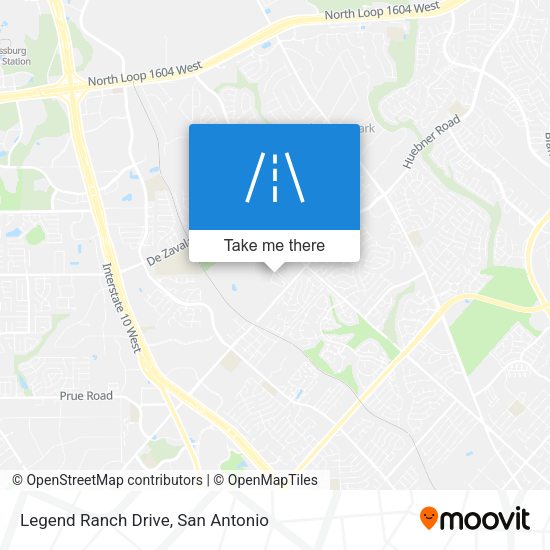 Legend Ranch Drive map