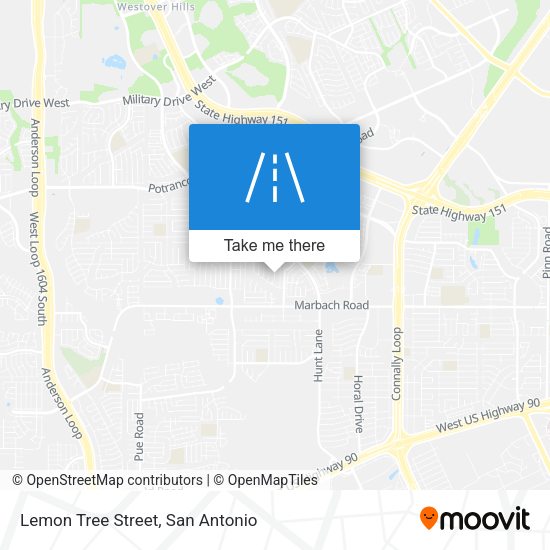 Lemon Tree Street map